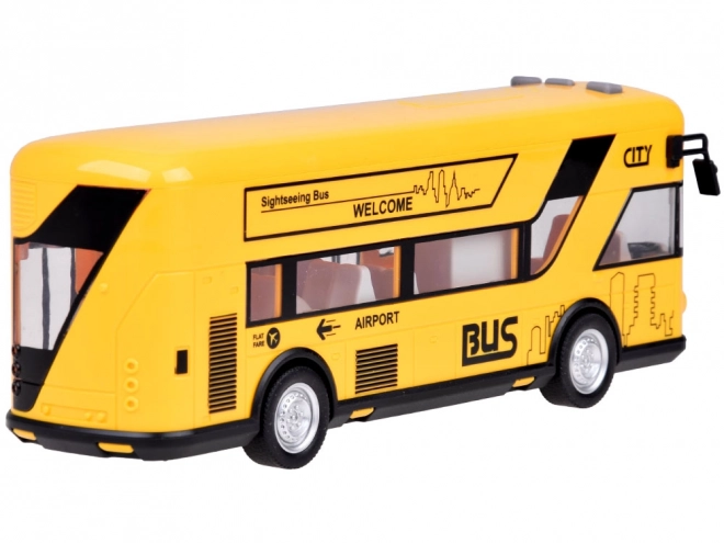 Żółty autobus party dźwięki otwierania drzwi światła muzyka ZA5222