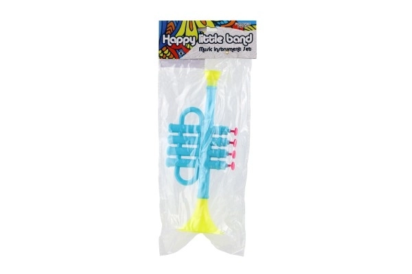 Trąbka/Trąbka plastikowa 25cm 2 kolory w woreczku