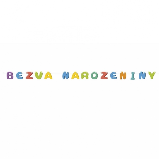 Papierowa girlanda Super Urodziny