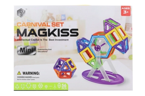 Magnetyczna układanka 56 sztuk