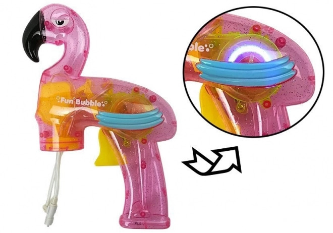 Pistolet do baniek Flamingo różowy