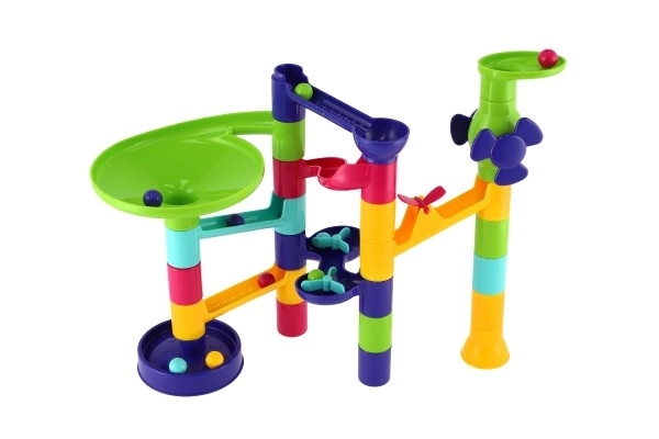 Tor kulkowy plast 55 sztuk w pudełku 24x37x7cm