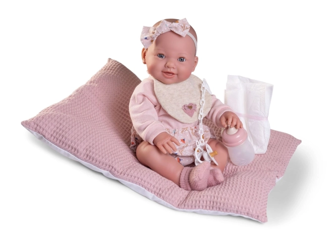 Antonio Juan 50414 MIA - mrugająca i siusiająca realistyczna lalka niemowlak z ciałem z pełnego winylu - 42 cm
