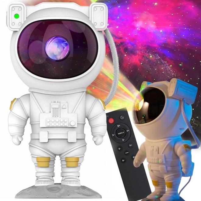 Gwiezdny projektor w kształcie astronauty z pilotem