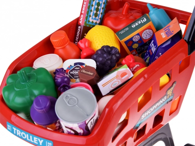 Duży supermarket cukierniczy + akcesoria wózka ZA4638