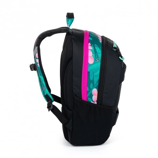 Plecak studencki + piórnik OXY Sport Tropic