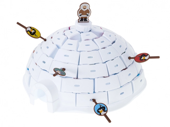 Gra planszowa buduj igloo z pingwinami