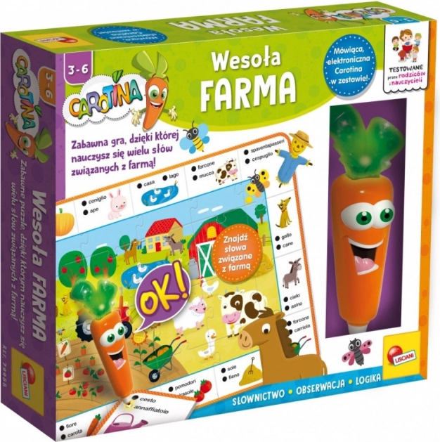 Edukacyjny zestaw Carotina Wesoła farma