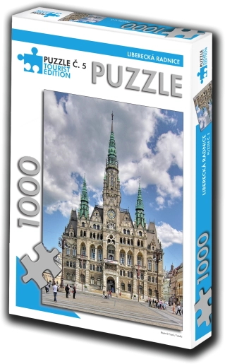 Puzzle Liberecki Ratusz 1000 elementów – edycja turystyczna