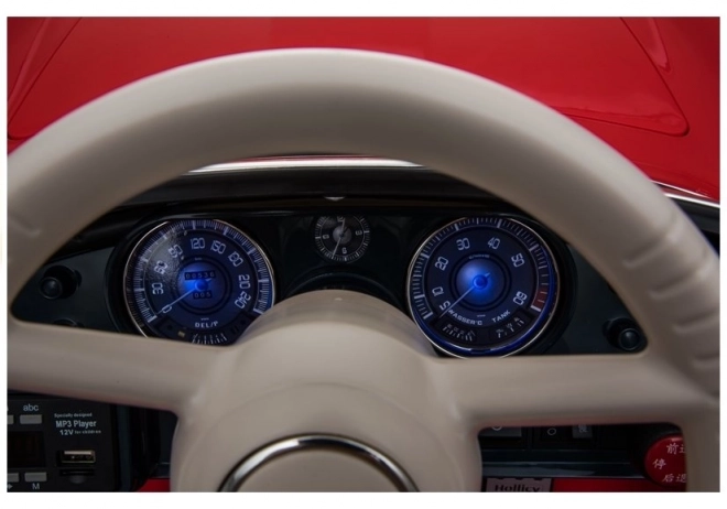 Auto na akumulator BMW Retro czerwone