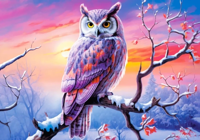 Puzzle 500 elementów – sów idealny wieczór