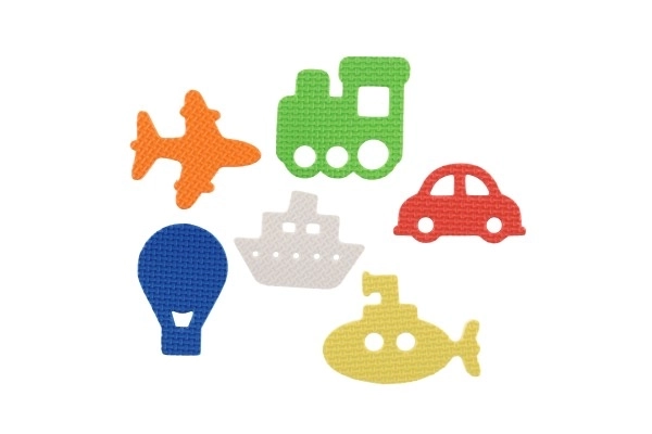 Piankowe środki transportu do wanny 6 szt.