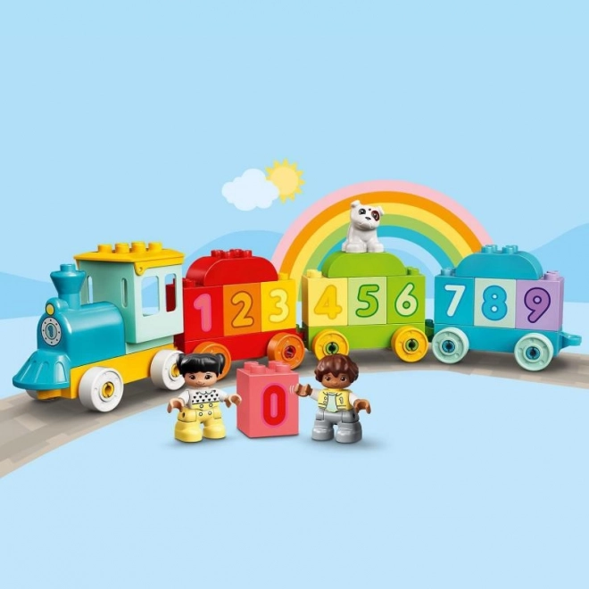 LEGO Duplo 10954 Pociąg z Cyferkami – Uczymy się Liczyć