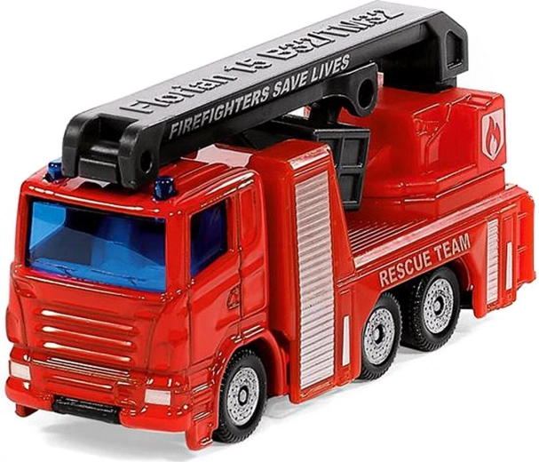 Obrotowa platforma ratownicza i wysuwana drabina