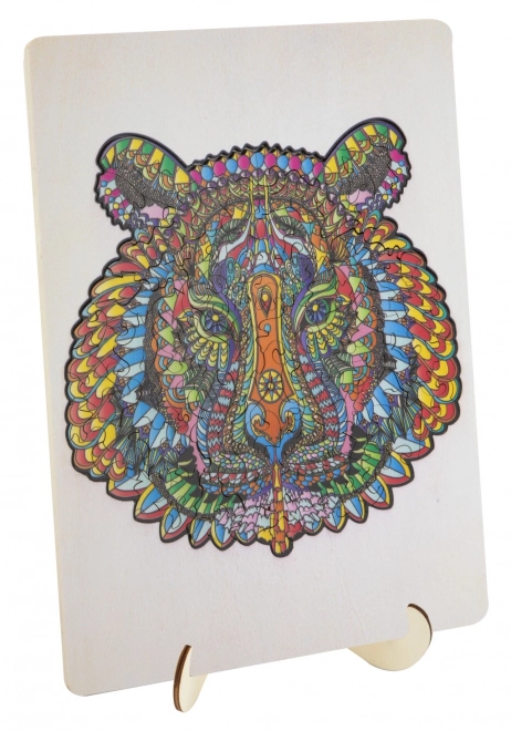 Moxy drewniane puzzle obrysowe tygrys 130 elementów