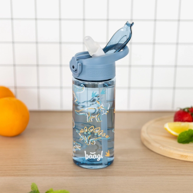 Butelka na napoje z tritanu z motywem dinozaurów BAAGL 500 ml