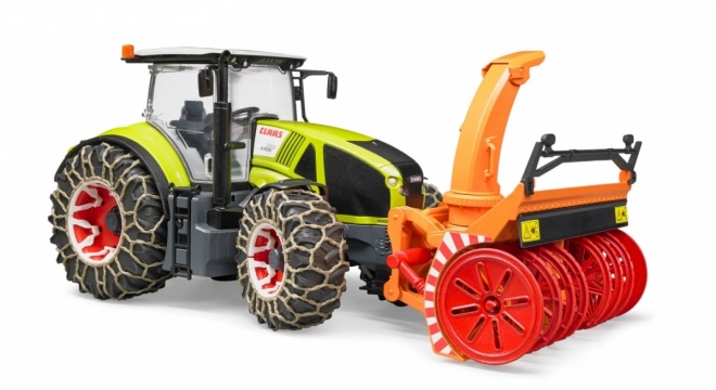Bruder Traktor Class Axion 950 z odśnieżarką
