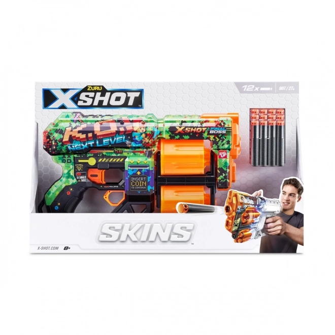 Pistolet wystrzałowy X-Shot Skins Dread z 12 strzałkami, wersja B