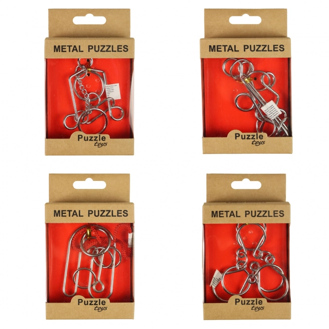 Metalowe łamigłówki dla dzieci i dorosłych