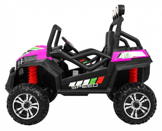 Dziecięce terenowe auto Grand Buggy 4x4 Różowe z pilotem