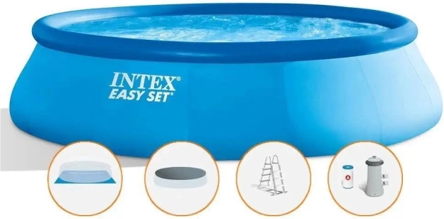 Nadmuchiwany basen Intex Easy Set 4,57 × 1,22 m z filtrem kartuszowym