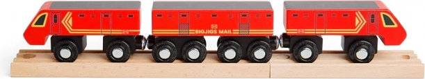 Drewniany pociąg pocztowy Bigjigs Rail