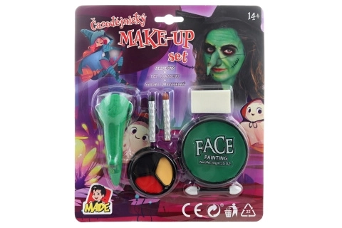 Dodatek na Halloween - nos czarownicy i makijaż