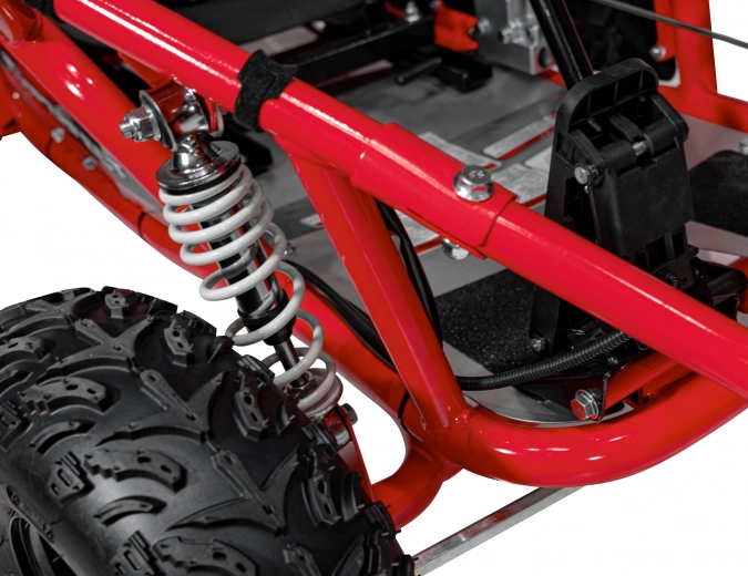 Zawieszenie i hamulec hydrauliczny dla pewności w terenie