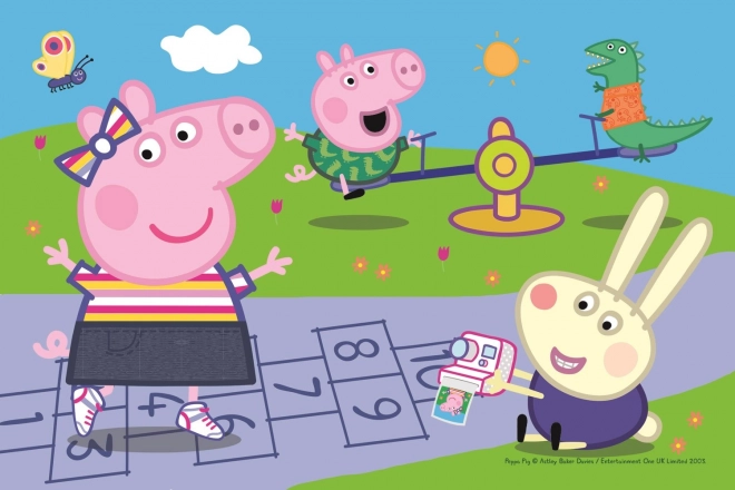 Minipuzzle Świnka Peppa - 54 elementów