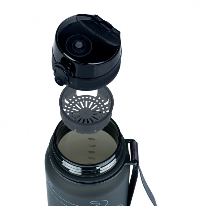 BAAGL Tritanowa butelka na picie Czarna, 800 ml