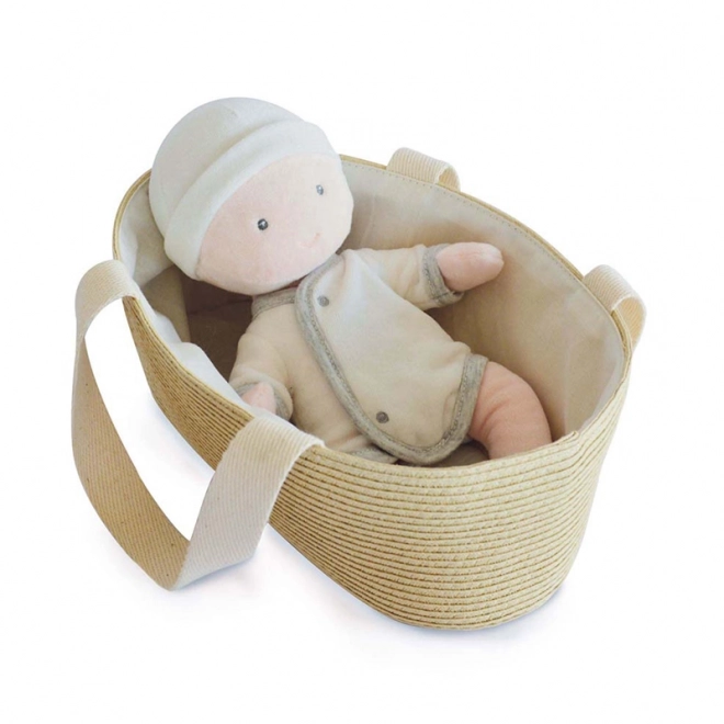 Doudou Jolijou Laleczka Pol w torbie do wózka 28 cm