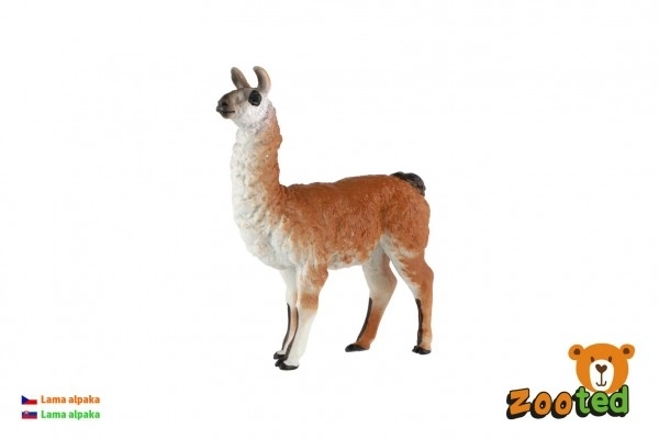 Plastowa figurka alpaki 12 cm