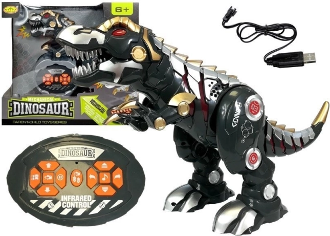 Interaktywny robotyczny dinozaur z pilotem RC