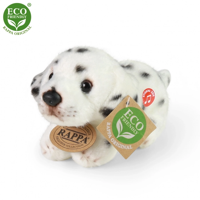 Pluszowy pies leżący z dźwiękiem 15 cm ECO-FRIENDLY