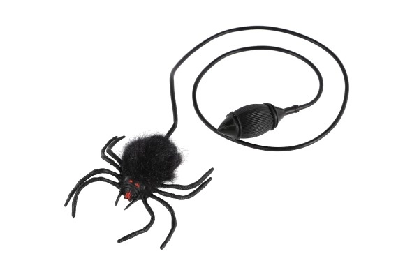 Pająk skaczący plusz/plastik 7cm w woreczku 14x19x3cm