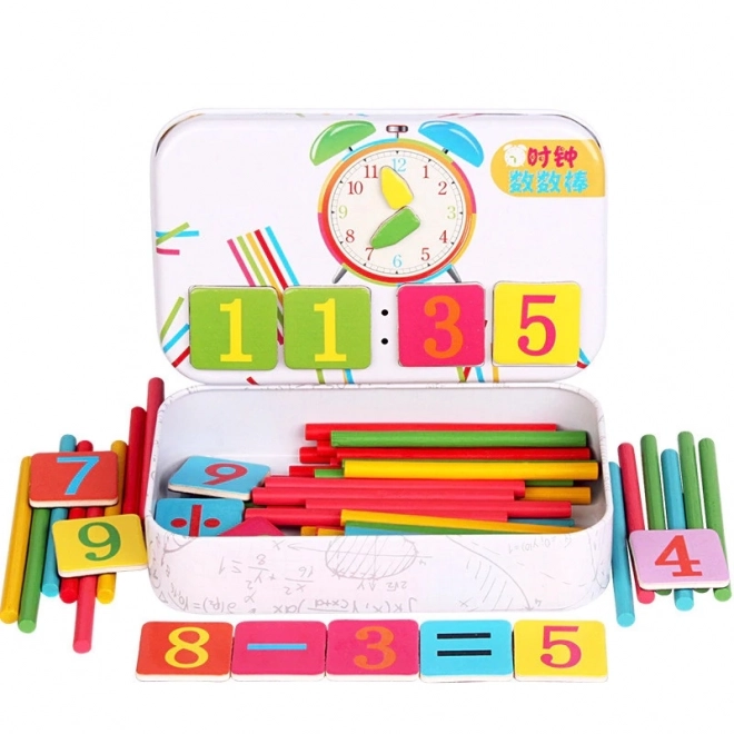 Zestaw Montessori do nauki zegara