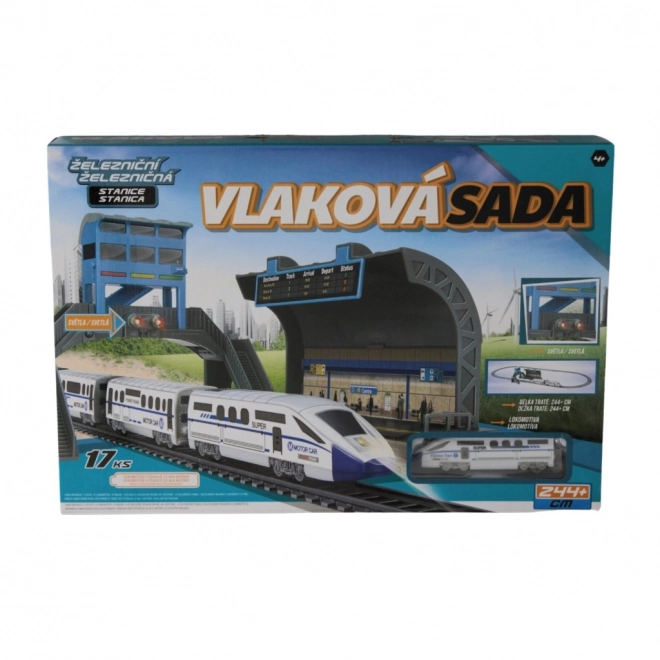 Zestaw kolejki o długości 244 cm