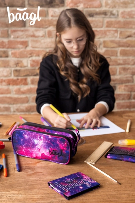 Portfel studencki BAAGL galaxy