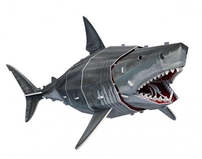 3D puzzle 78 kawałków Biały Rekin