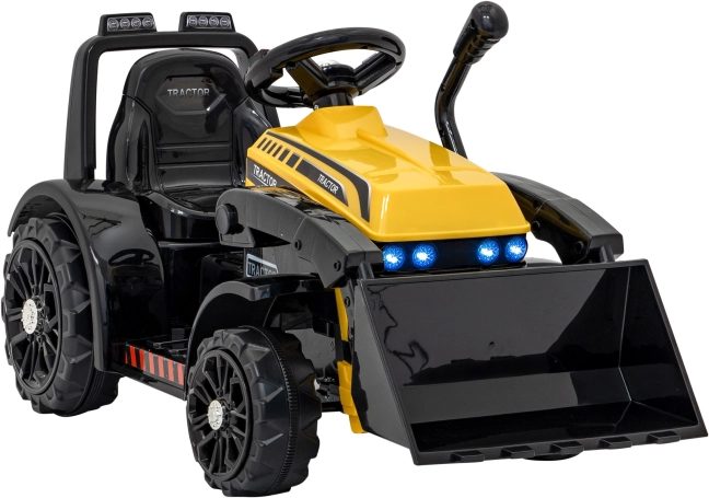 Dziecięcy traktor z ładowaczem G320 – żółty