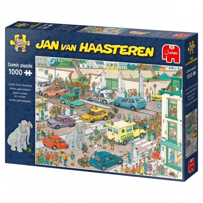 JUMBO Puzzle Jumbo robi zakupy, 1000 elementów