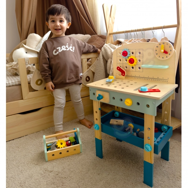 Drewniany stół roboczy Tooky Toy