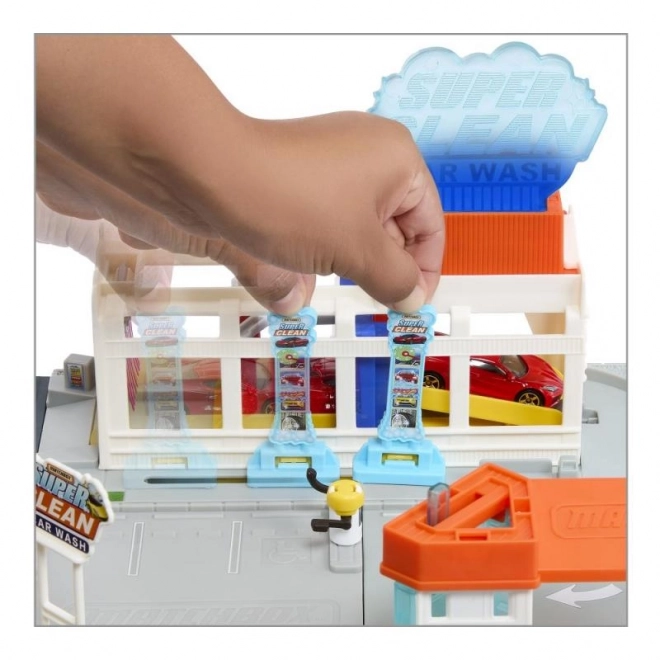 Zestaw Matchbox Real Adventures Myjnia samochodowa