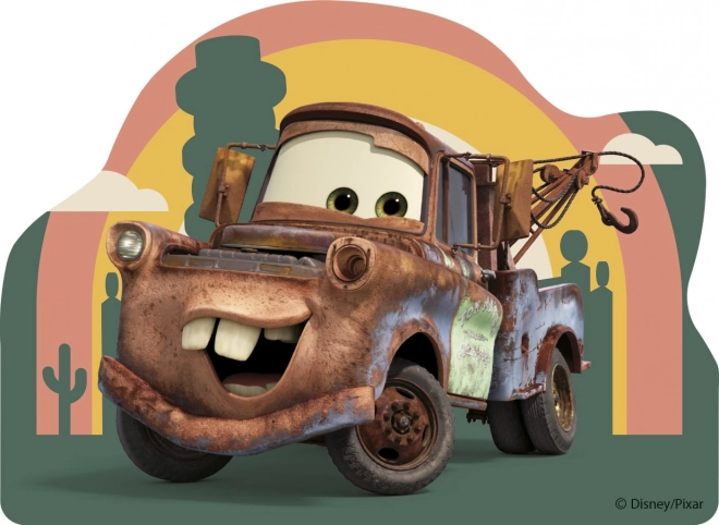 Puzzle Disney Pixar Auta 4x54 kawałki