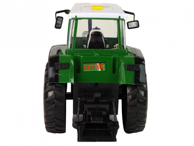 Zielono-czarny R/C traktor na zdalne sterowanie 38 cm