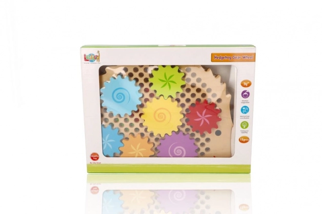 Puzzle Jeżyk z zębatymi kołami