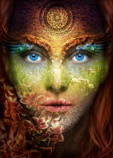 Puzzle Natura – kobieta 1000 elementów