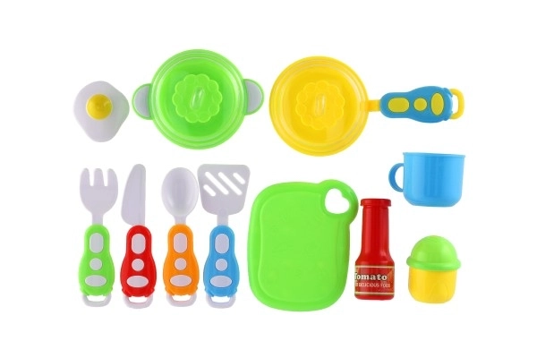 Zestaw naczyń plastikowych w torebce 18,5x26x6cm