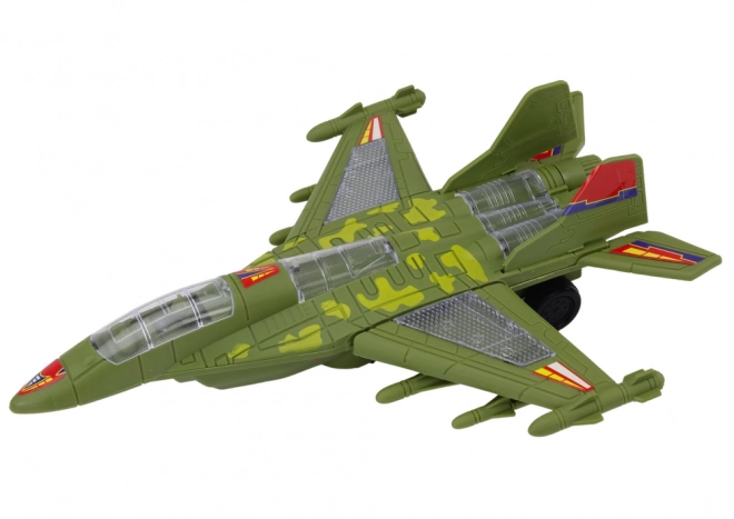F35 Wojskowe myśliwce Światła Dźwięki Zielone