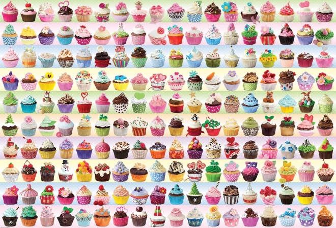 Puzzle EUROGRAPHICS kolorowe cupcakes 2000 elementów